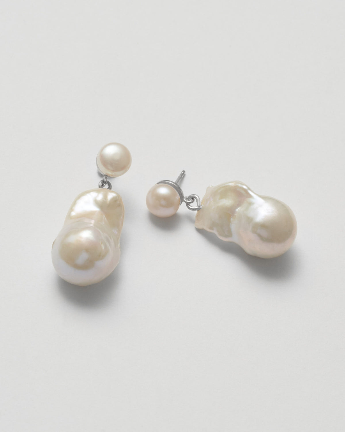 silver earrings