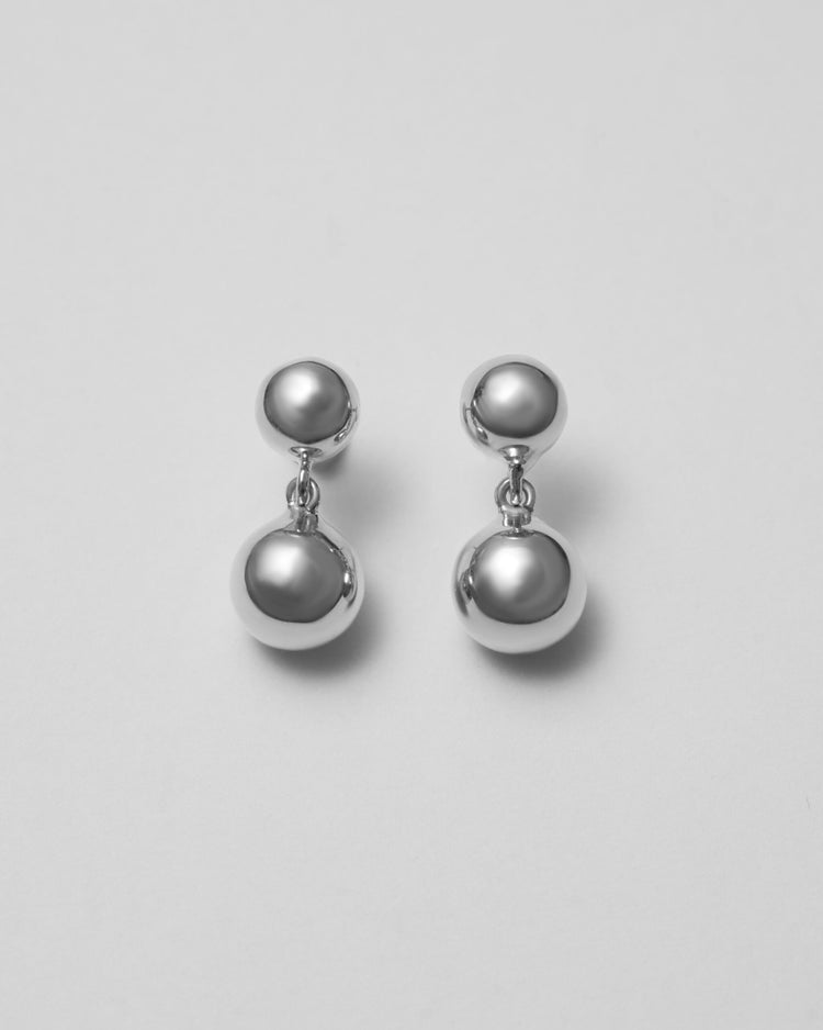 silver earrings