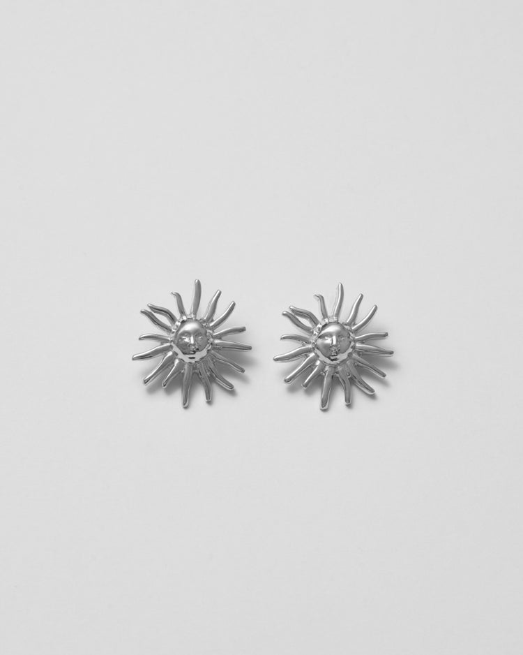 silver earrings