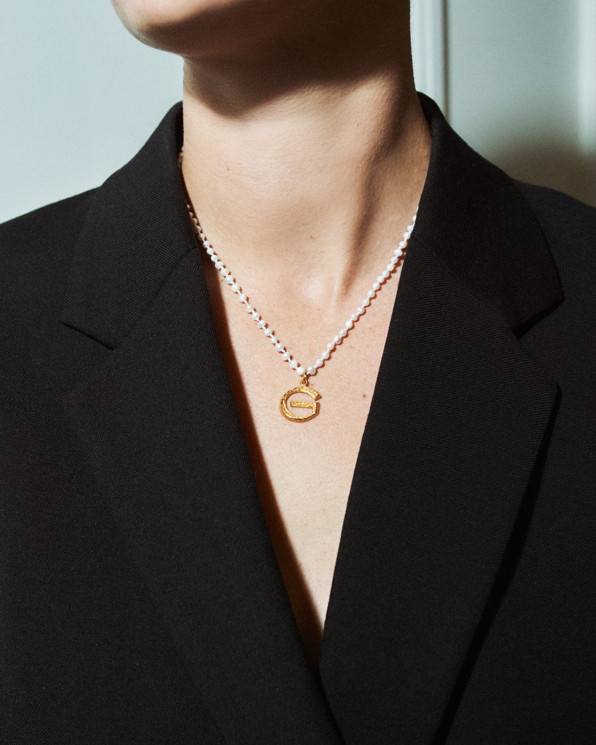 silver necklace