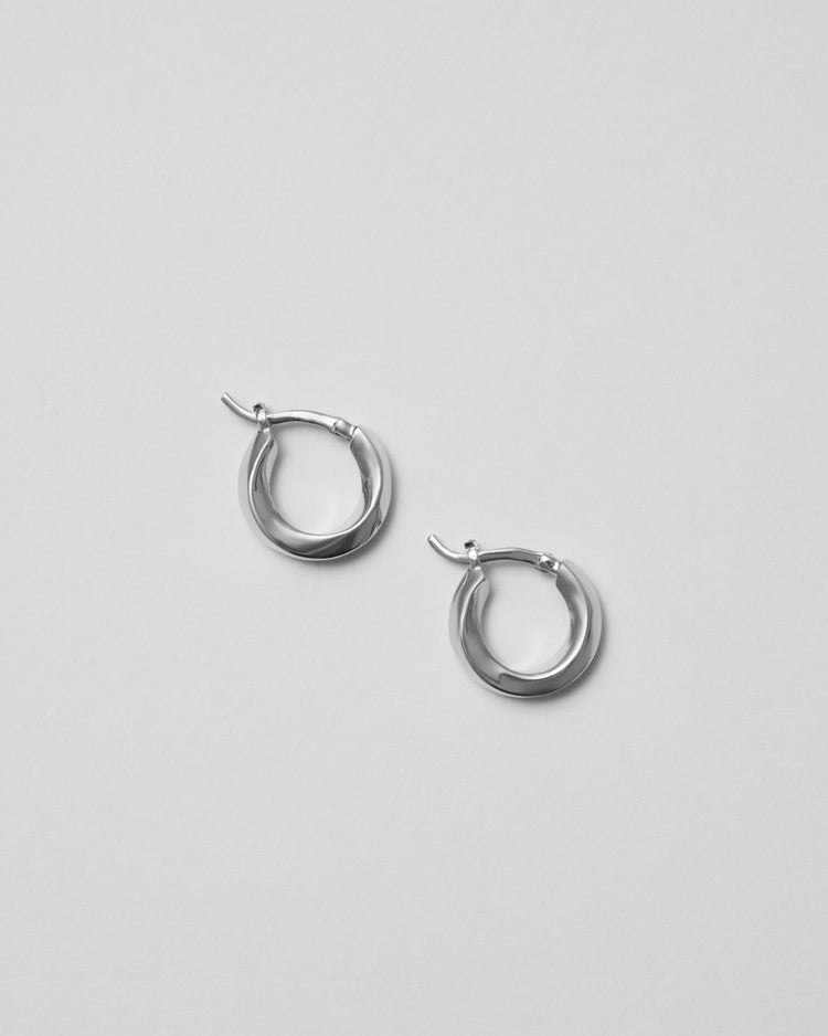 silver earrings