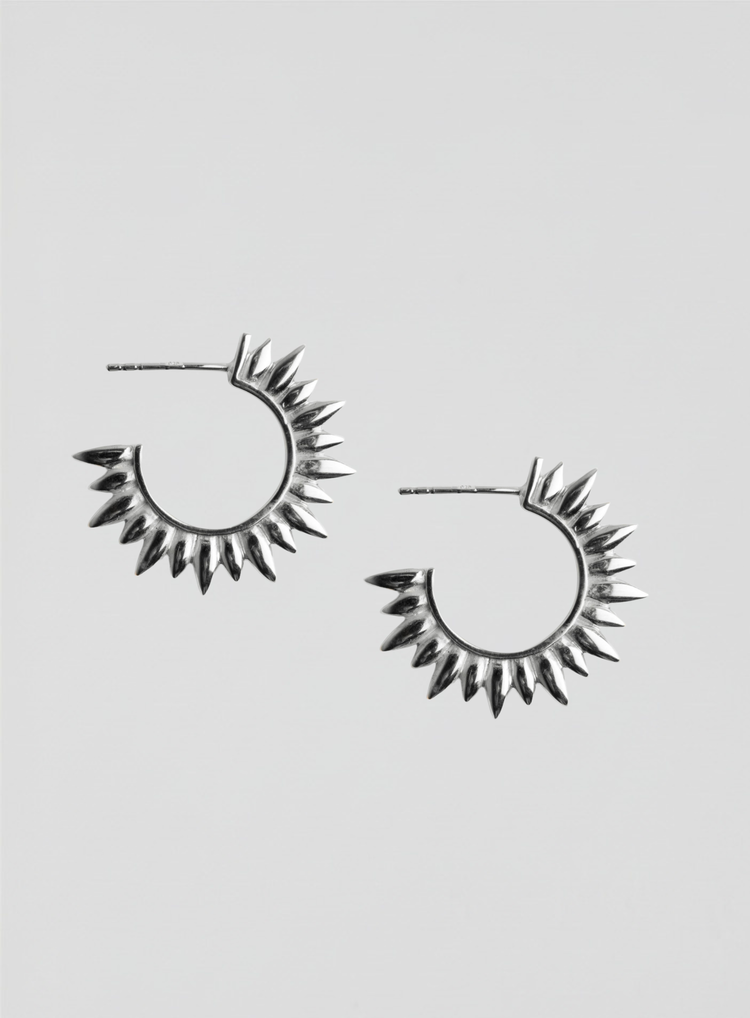 Sun Hoops Silver