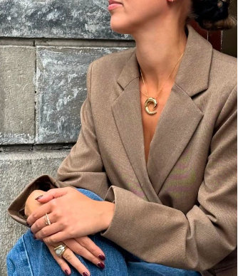 gold necklace