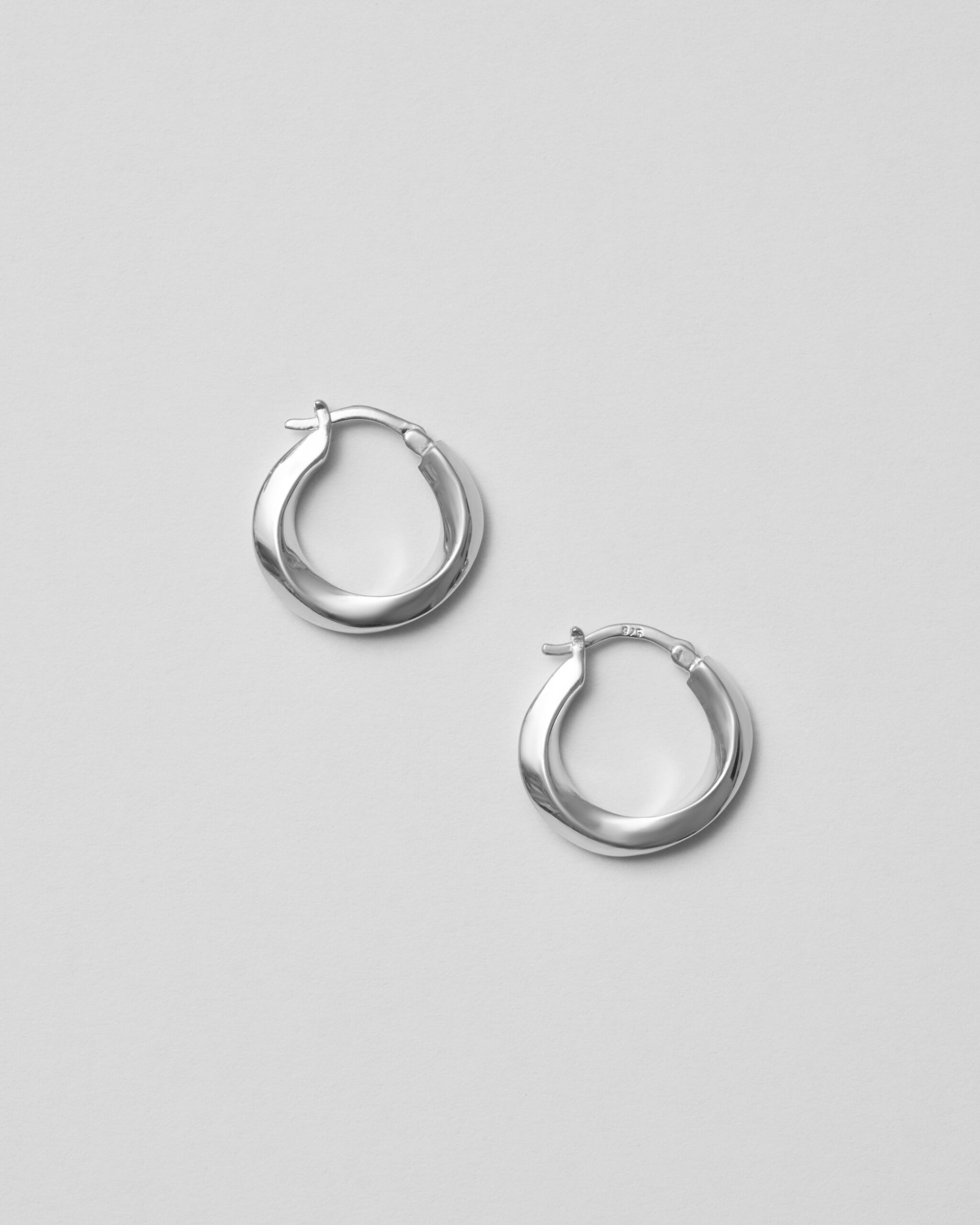silver earrings