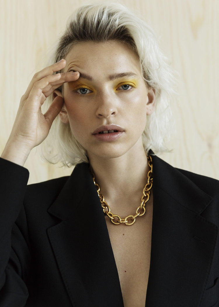 gold necklace