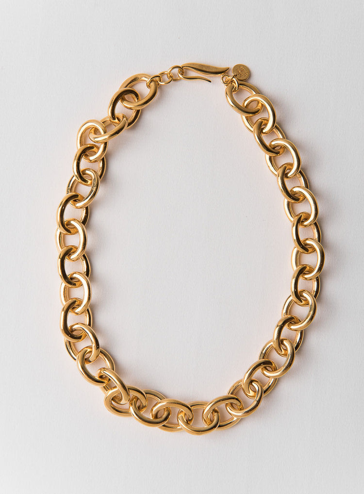 gold necklace