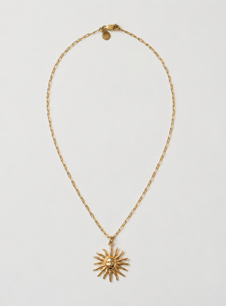 Helios Fine Necklace Gold