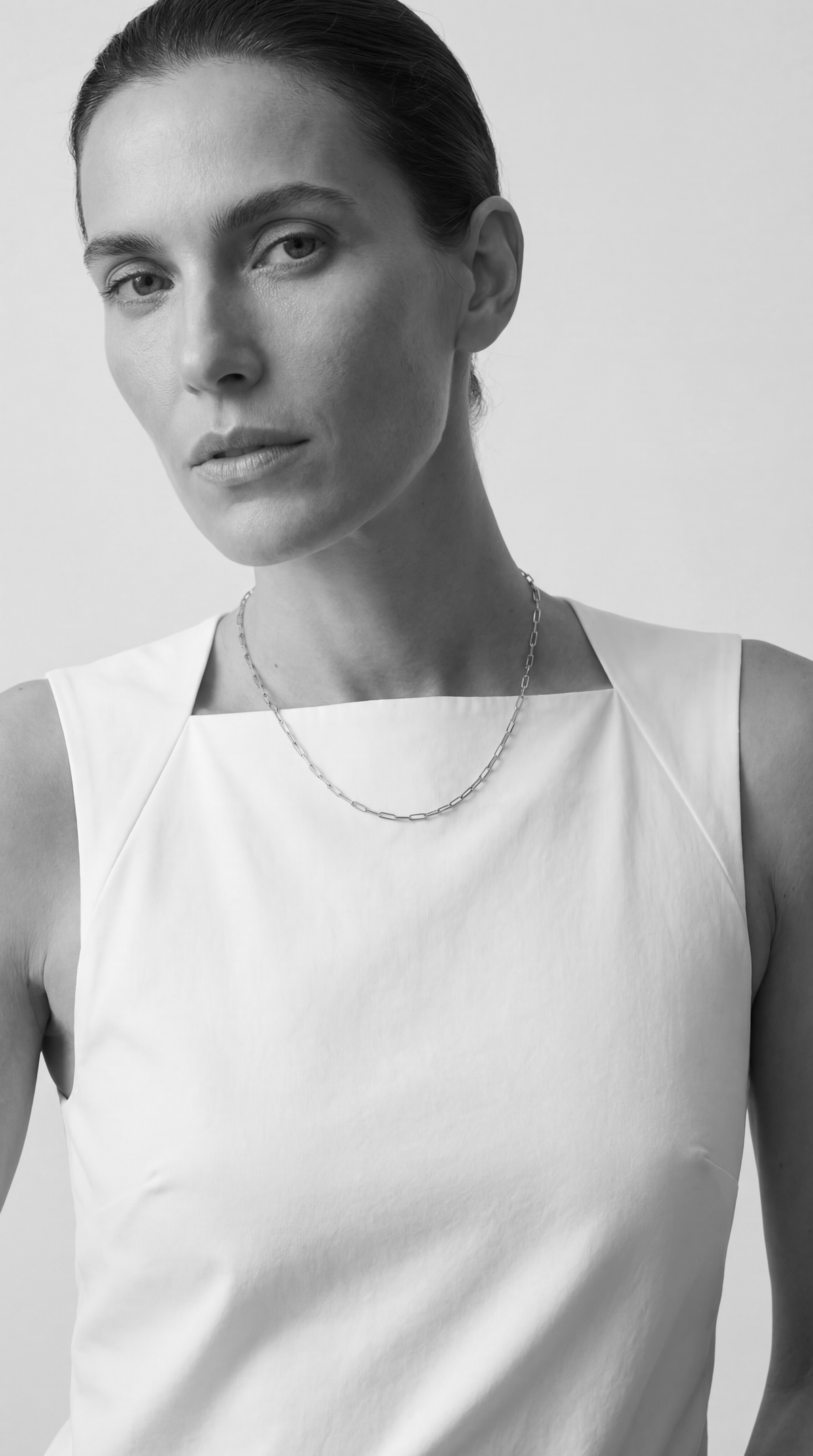 silver necklace