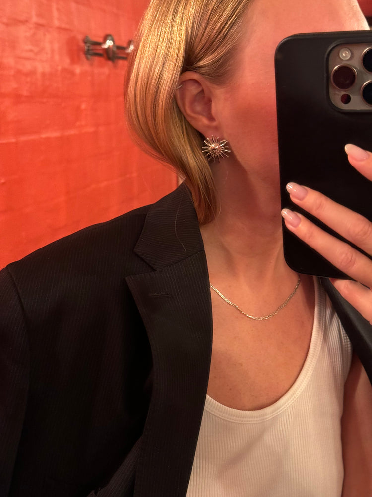 gold earrings