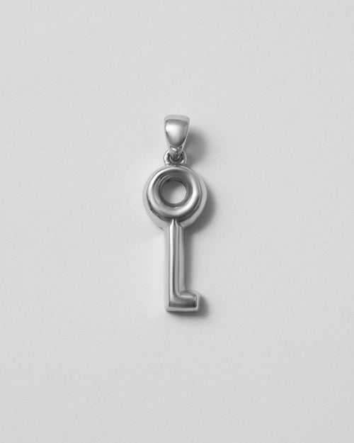 Helium Key symbol silver
