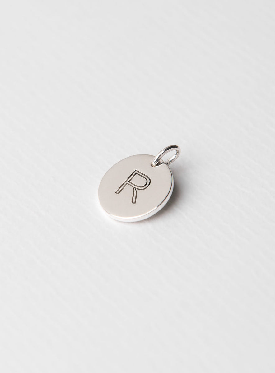 Letter R Silver – BLUE BILLIE
