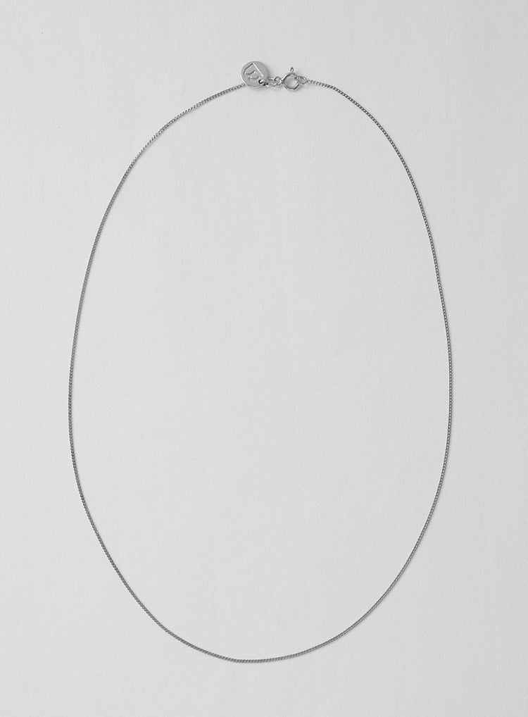 silver necklace