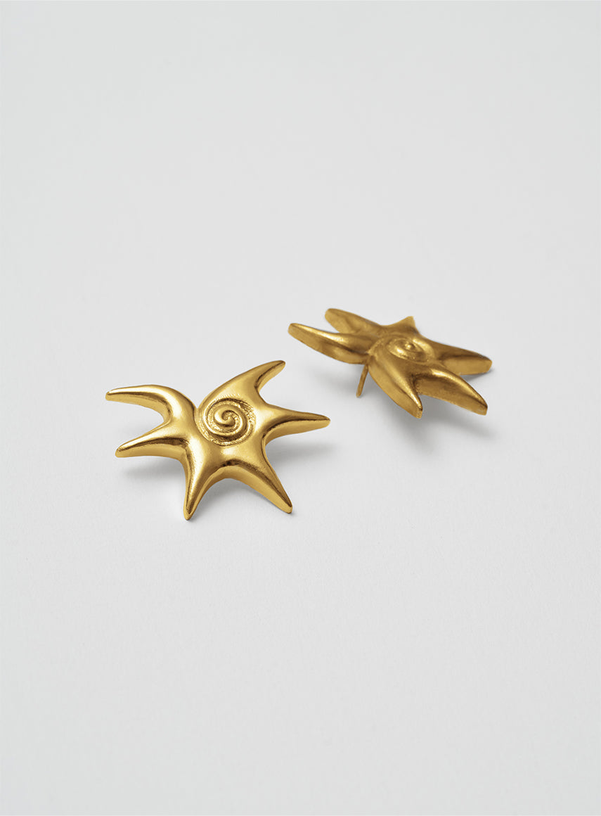 gold earrings