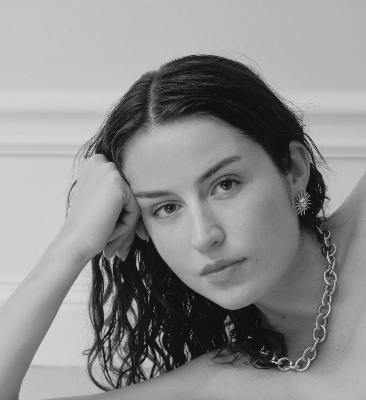 Helios Earrings Silver