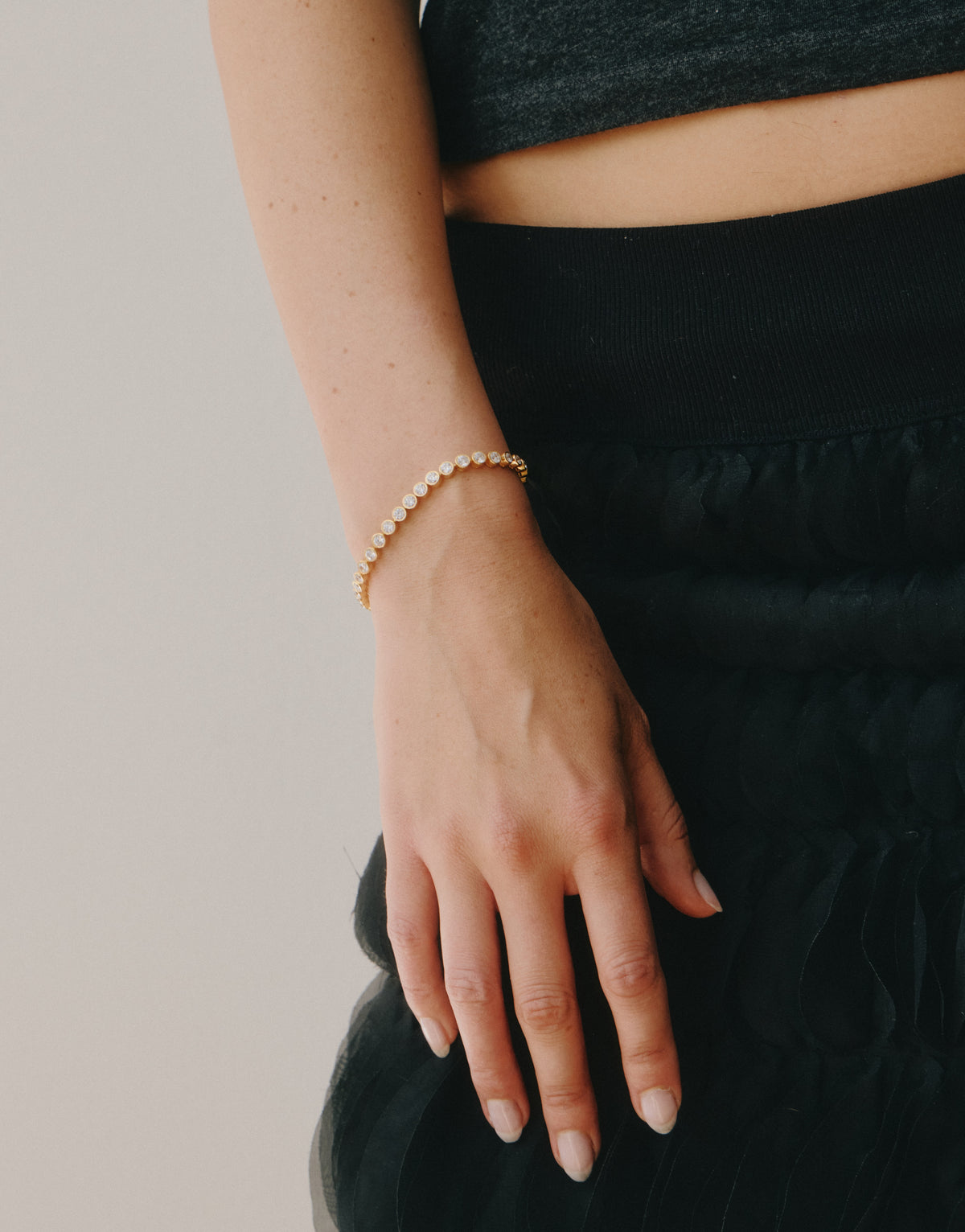 Row Bracelet Gold