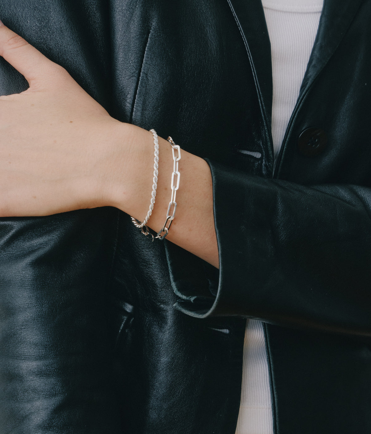 Fat Collect Bracelet Silver
