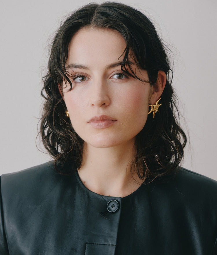 Solar Earrings Gold