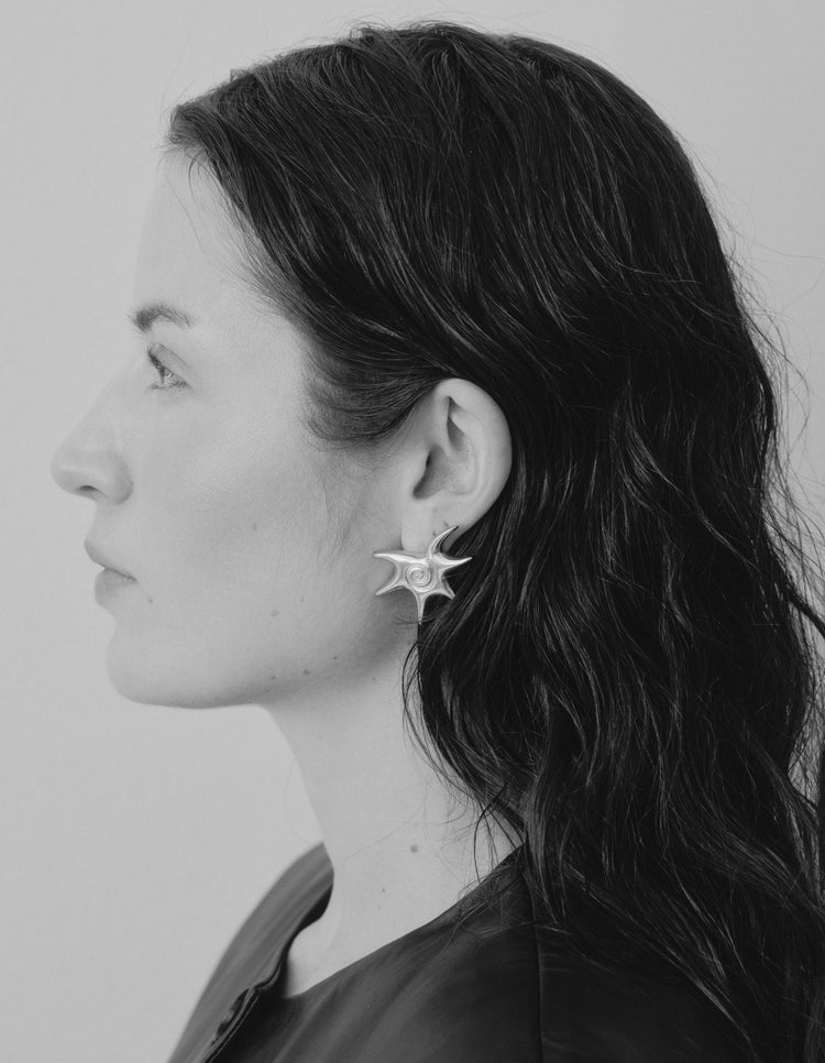 Solar Earrings Silver