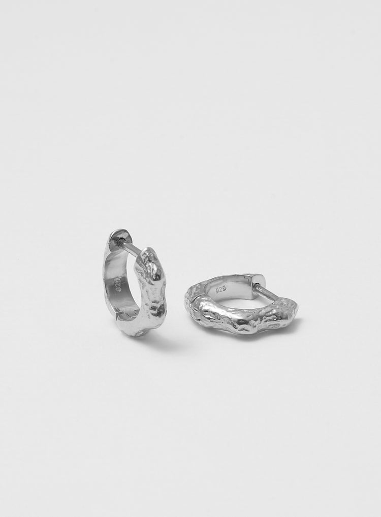 silver earrings